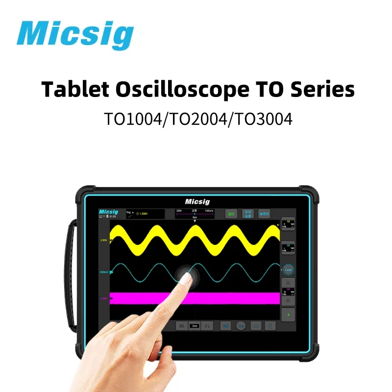 Signal Generator Spectrum Analyzer - Micsig TO1004 TO2004 TO3004 Düz panel