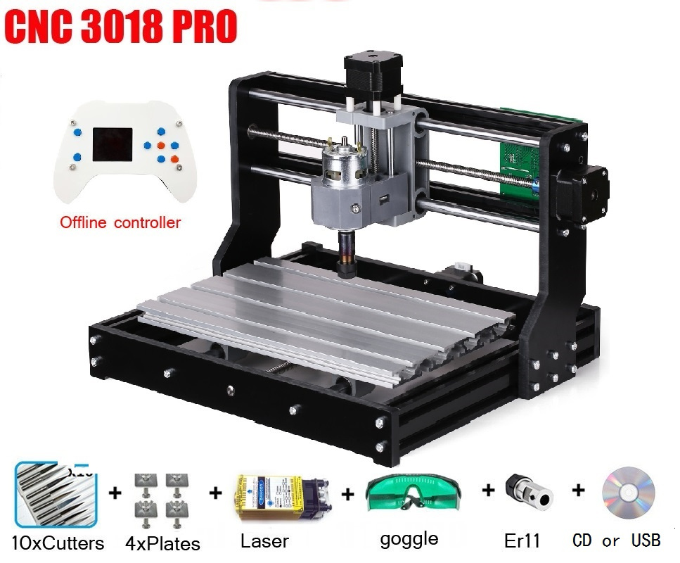 Mini Laser Engraver Cnc Router - CNC 3018 PRO Lazer Gravür Makinesi