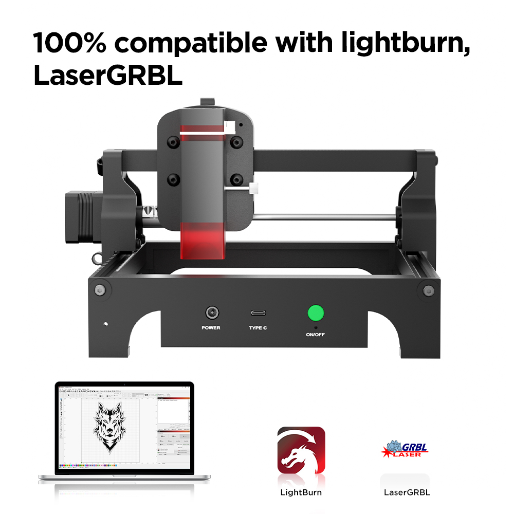 Mini Laser Engraver Cnc Router - 5.5W Mini Lazer Gravür Kesici ACMER