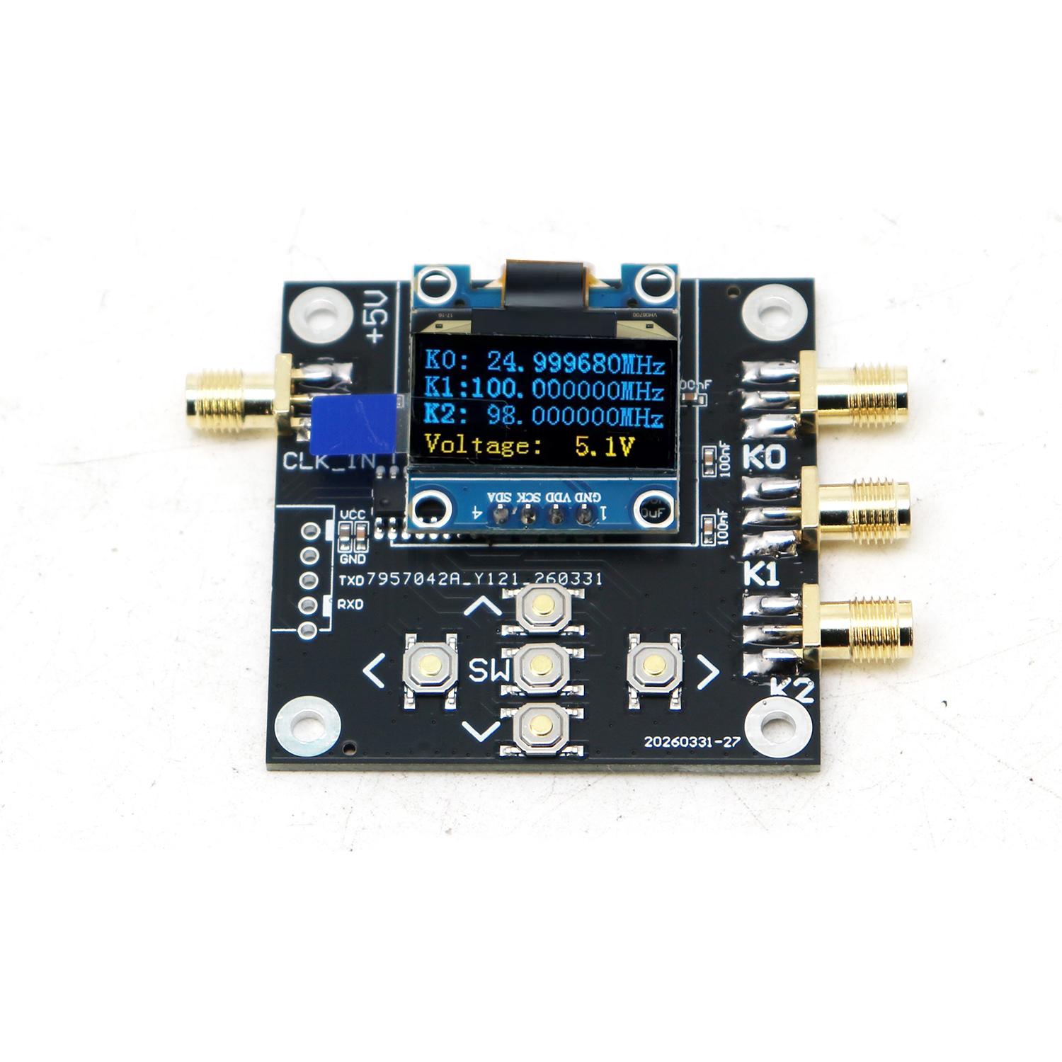 Signal Generator Spectrum Analyzer - SI5351 Programlanabilir Saat Sinyali Üreticisi 2.5kHz-200MHz