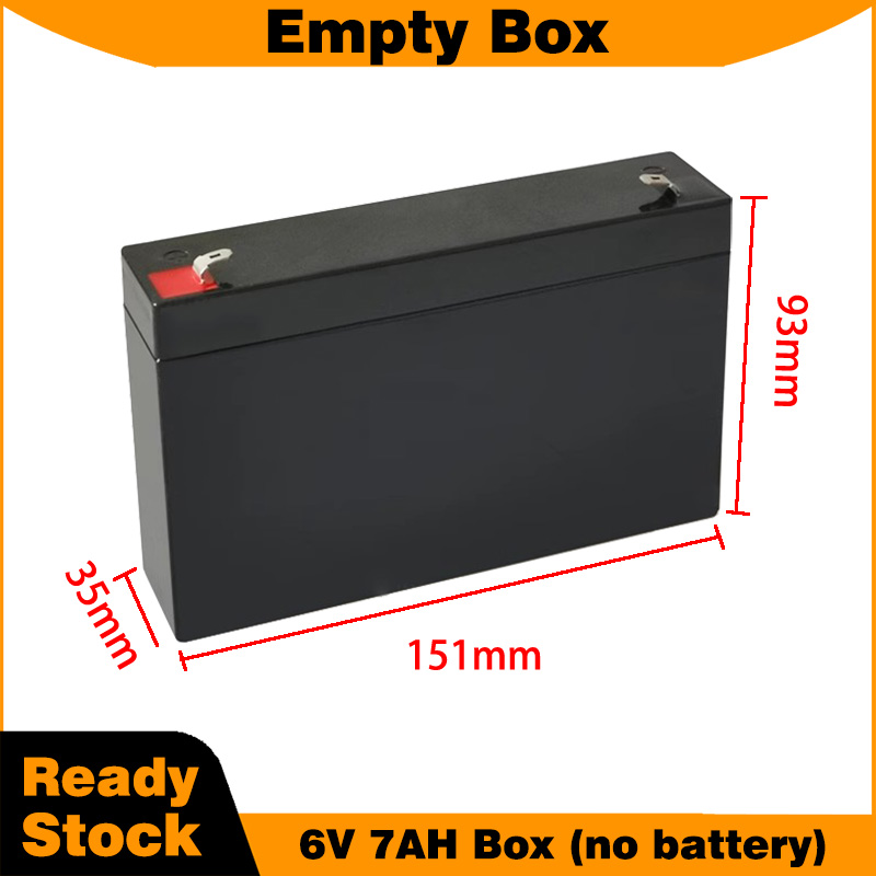 6V 7AH DIY için Boş Pil Kutusu - Spot Welder 18650 Battery Pack incelemesi ve fiyatı