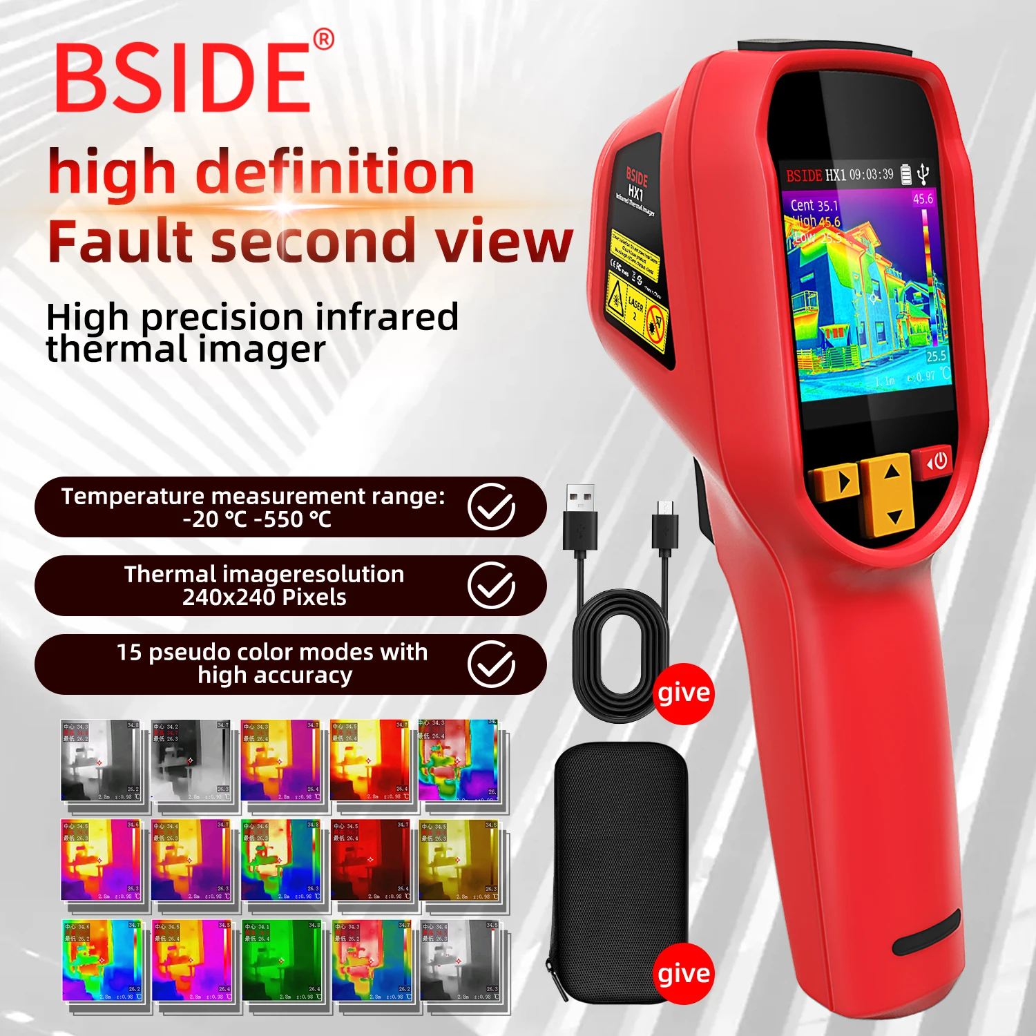 BSIDE HX1 240X240 Termal Görün - Thermal Imaging Camera Pcb Repair incelemesi ve fiyatı