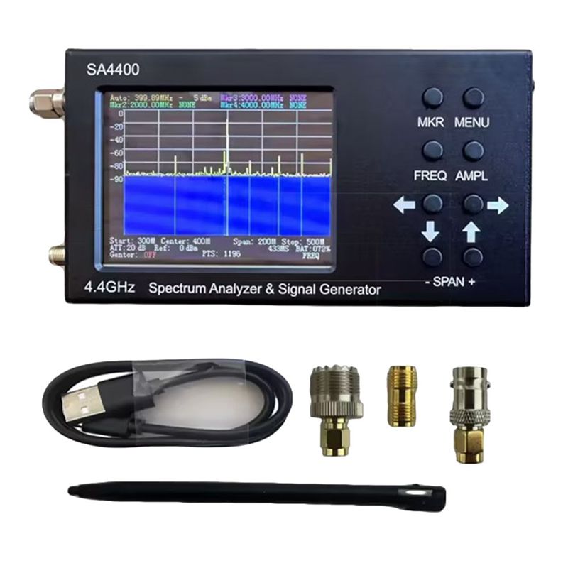 AT05-Yeni 4.4Ghz SA4400 Spektr - Signal Generator Spectrum Analyzer incelemesi ve fiyatı