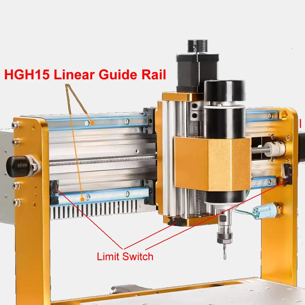 Lineer Kılavuz Raylı Çift Moto - Mini Laser Engraver Cnc Router incelemesi ve fiyatı