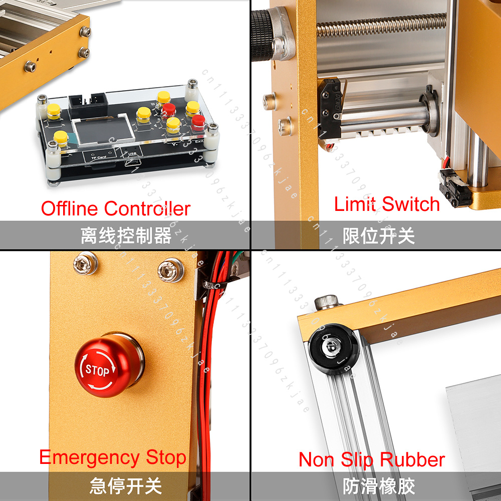Çevrimdışı Alüminyum Mini CNC  - Mini Laser Engraver Cnc Router incelemesi ve fiyatı